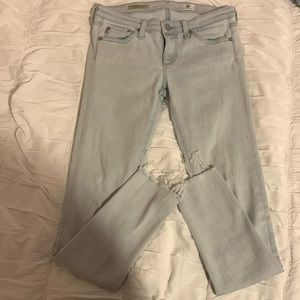 AG  the legging ankle super skinny ankle jeans size 25